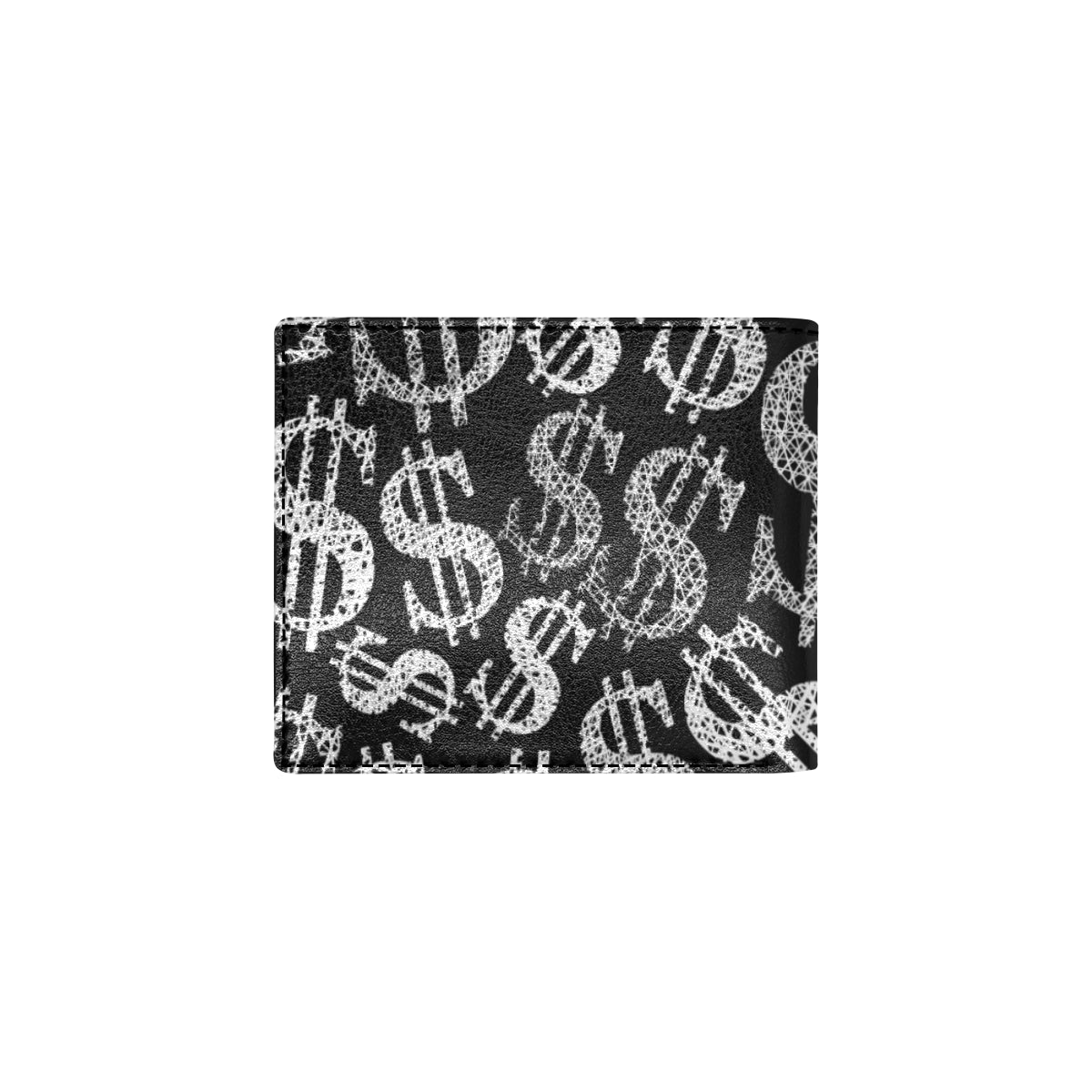 Money Pattern Print Design 02 Men's ID Card Wallet