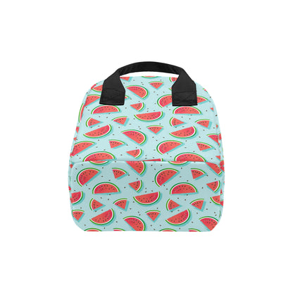 Watermelon Pattern Print Design WM03 Insulated Lunch Bag