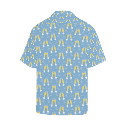 Champagne Pattern Print Design 06 Men's Hawaiian Shirt