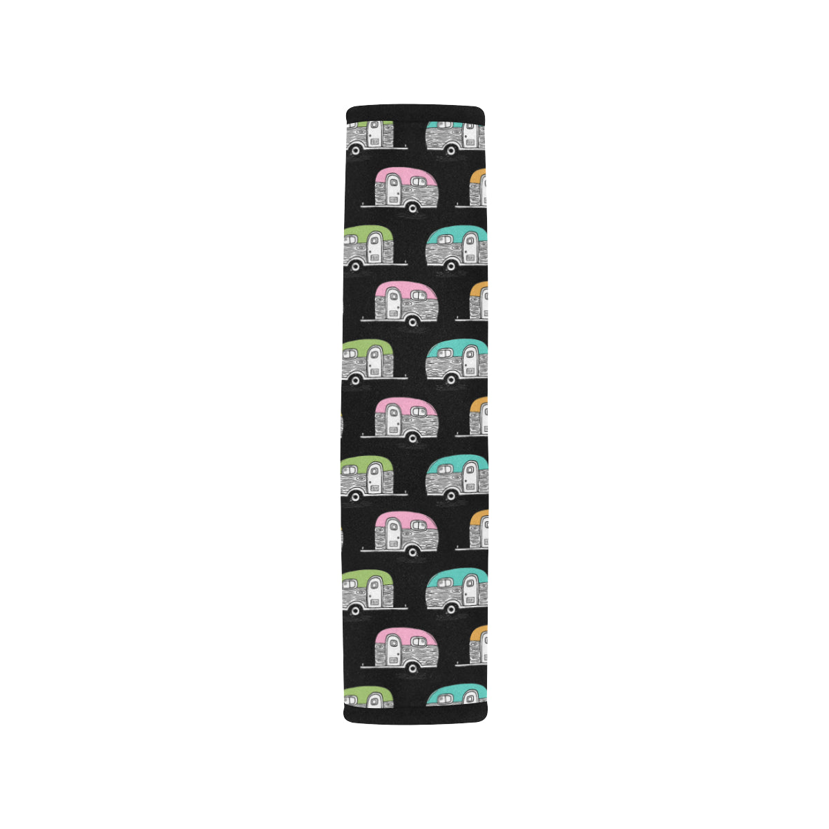 Camper Pattern Camping Themed No 2 Print Car Seat Belt Cover