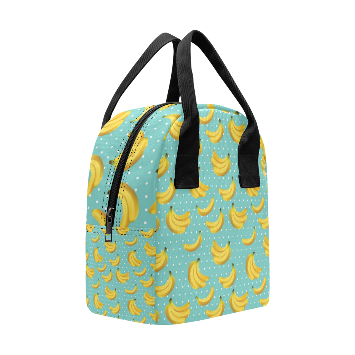 Banana Pattern Print Design BA02 Insulated Lunch Bag