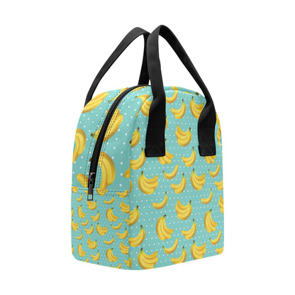 Banana Pattern Print Design BA02 Insulated Lunch Bag