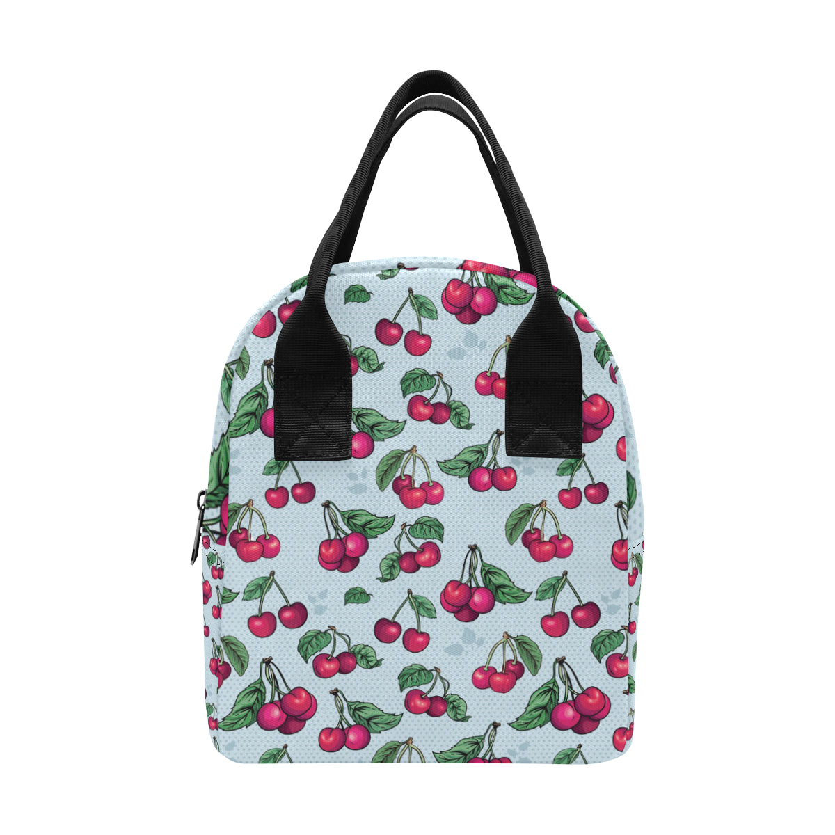 Cherry Pattern Print Design CH01 Insulated Lunch Bag