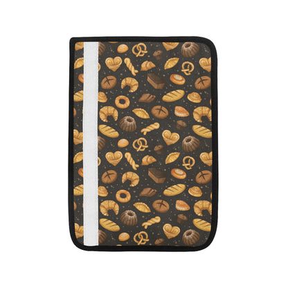 Bread Pattern Print Design 05 Car Seat Belt Cover