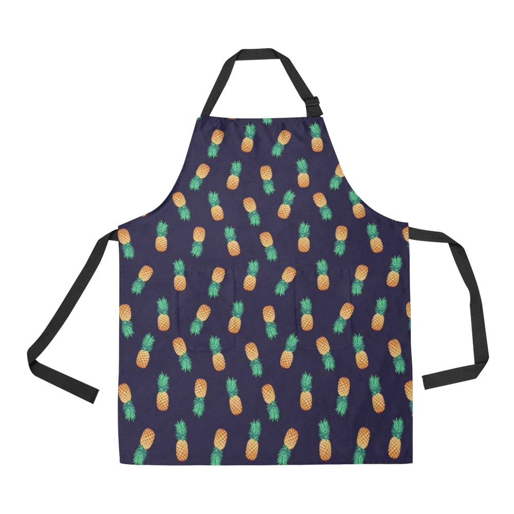 Pineapple Pattern Apron with Pocket