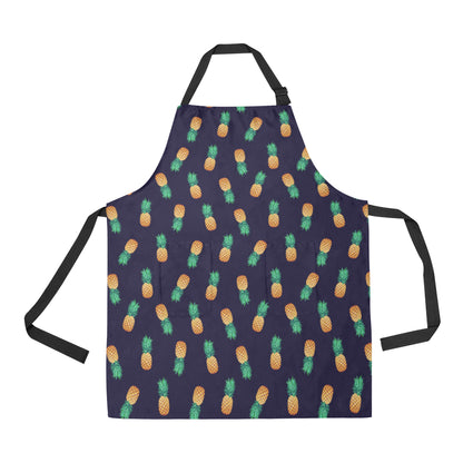 Pineapple Pattern Apron with Pocket