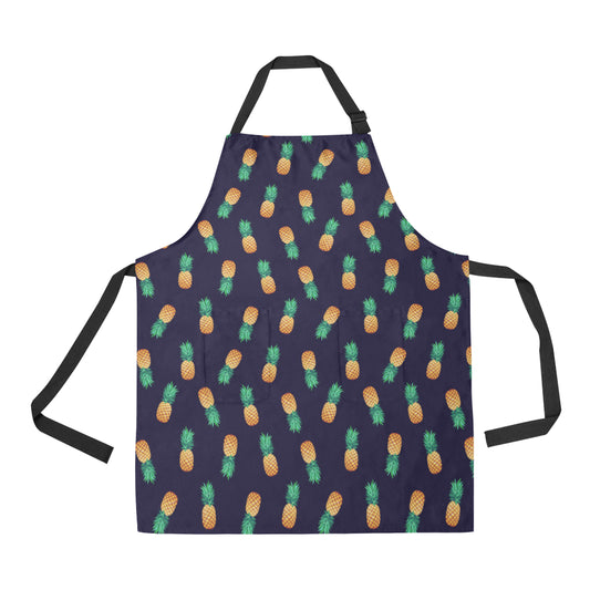 Pineapple Pattern Apron with Pocket