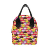 Cupcake Pattern Print Design CP02 Insulated Lunch Bag