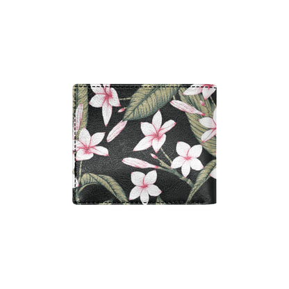 Plumeria Pattern Print Design PM021 Men's ID Card Wallet