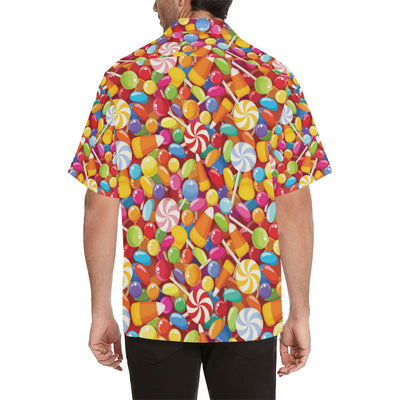 Candy Pattern Print Design 02 Men's Hawaiian Shirt