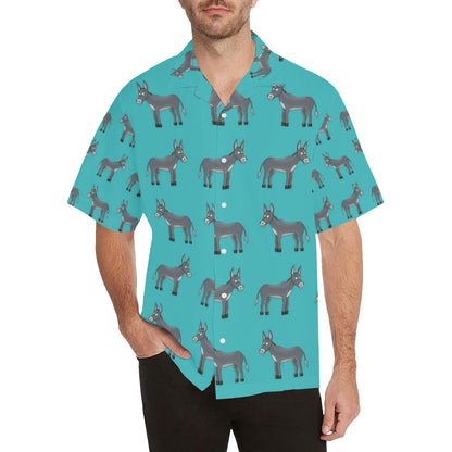 Donkey Pattern Print Design 01 Men's Hawaiian Shirt