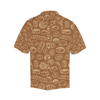 Bread Pattern Print Design 03 Men's Hawaiian Shirt