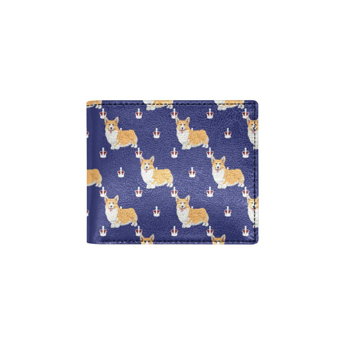 Pembroke Welsh Corgis Pattern Print Design A07 Men's ID Card Wallet