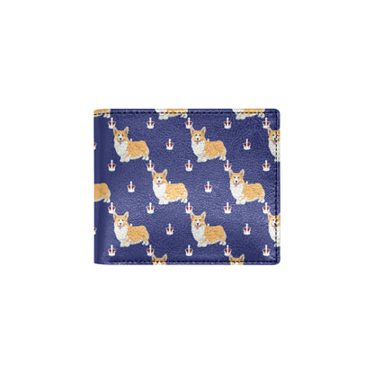 Pembroke Welsh Corgis Pattern Print Design A07 Men's ID Card Wallet