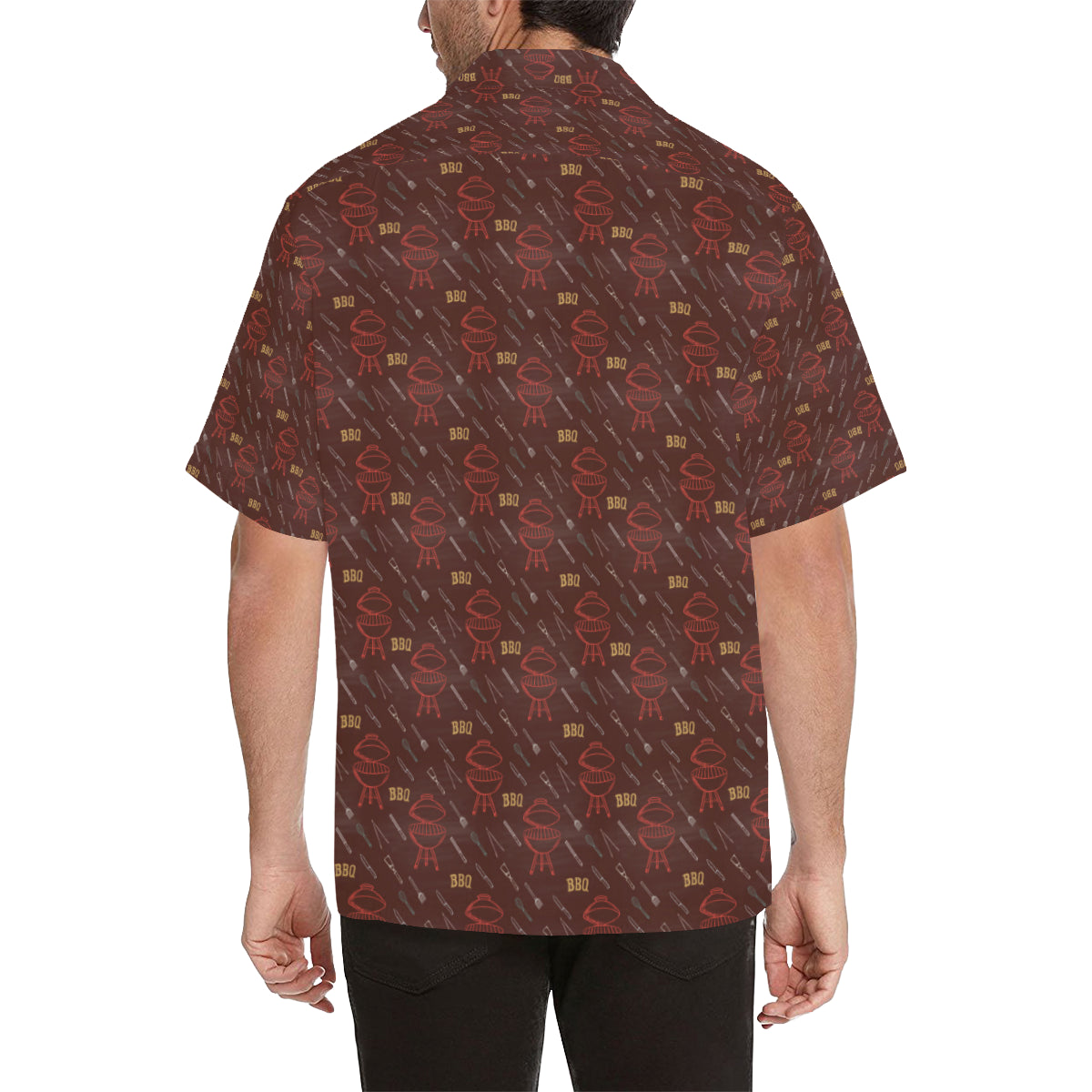 Barbecue Pattern Print Design 01 Men's Hawaiian Shirt