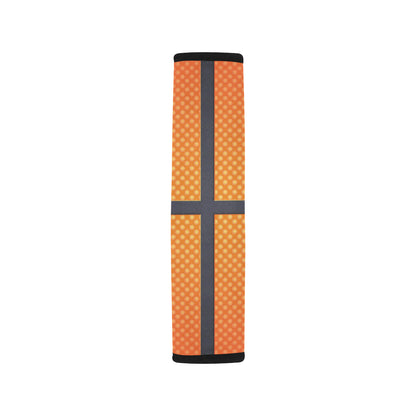 Basketball Texture Print Pattern Car Seat Belt Cover