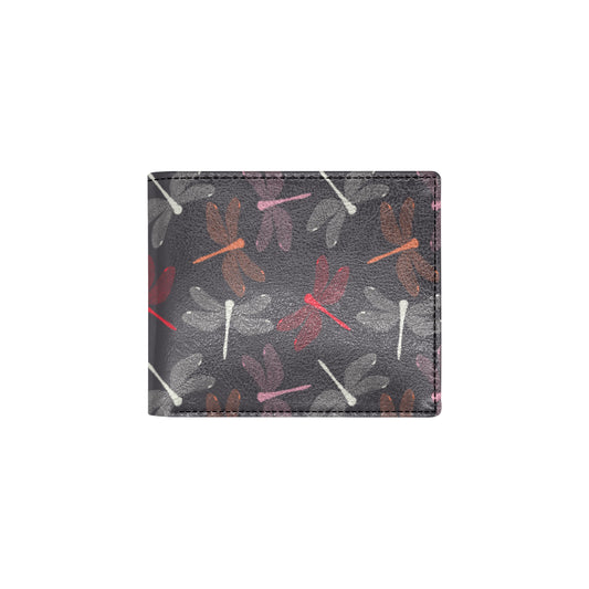 Dragonfly Pattern Print Design 01 Men's ID Card Wallet