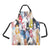 Colorful Horse Pattern Apron with Pocket