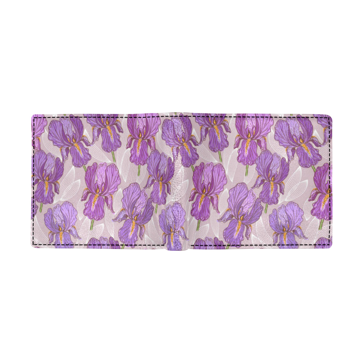 Iris Pattern Print Design IR05 Men's ID Card Wallet