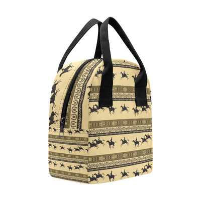 Horse Pattern Prnt Insulated Lunch Bag