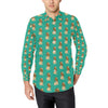 Lion Pattern Print Design 02 Men's Long Sleeve Shirt