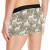 Alpaca Pattern Print Design 01 Men's Boxer Briefs