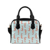 SeaHorse Pattern Print Design 01 Shoulder Handbag