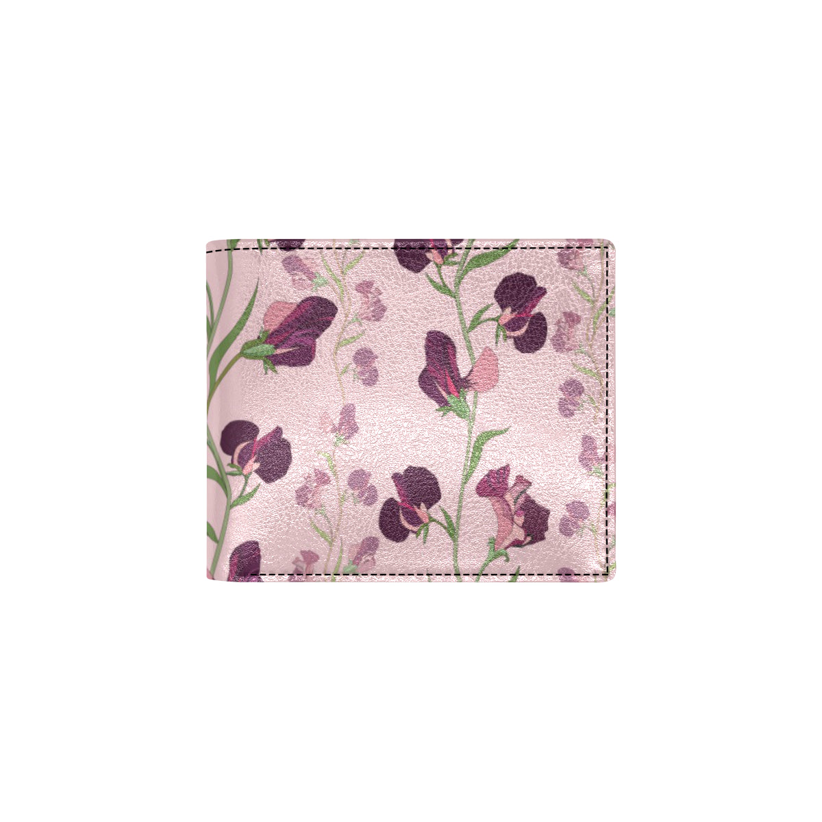 Peony Pattern Print Design PE09 Men's ID Card Wallet