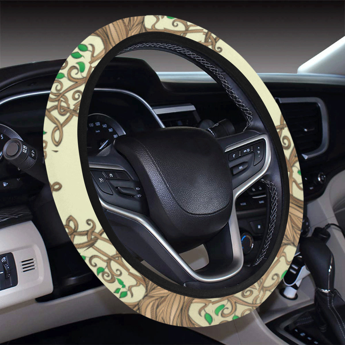 Celtic Tree of life Steering Wheel Cover with Elastic Edge