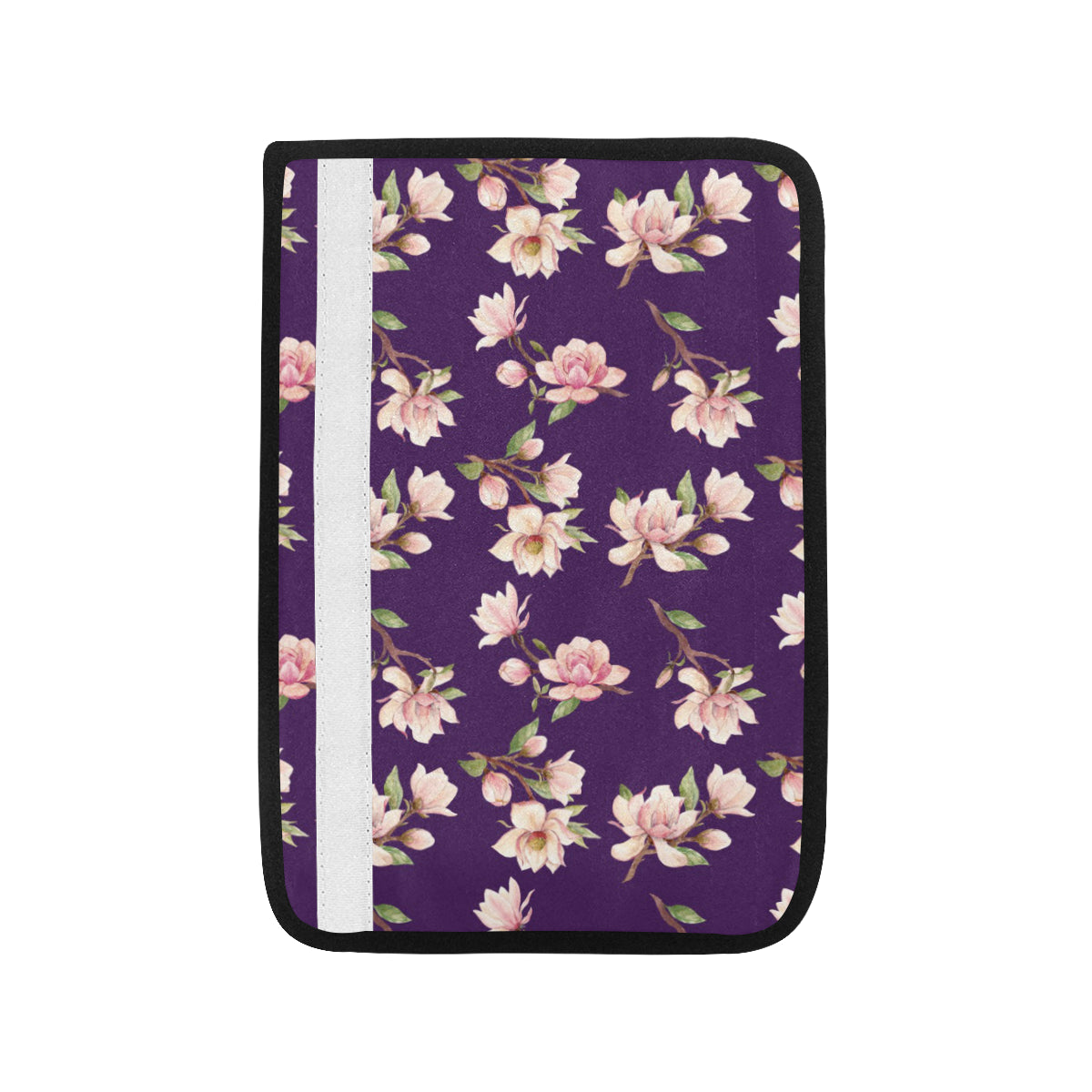 Magnolia Pattern Print Design MAG02 Car Seat Belt Cover