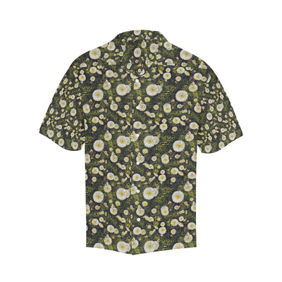 Daisy Pattern Print Design 03 Men's Hawaiian Shirt