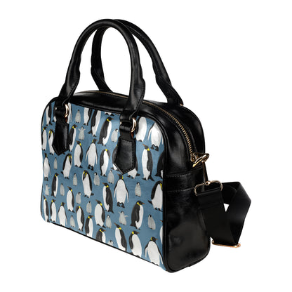 Penguin Pattern Print Design A03 Shoulder Handbag