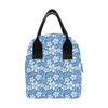 Hibiscus Pattern Print Design HB09 Insulated Lunch Bag