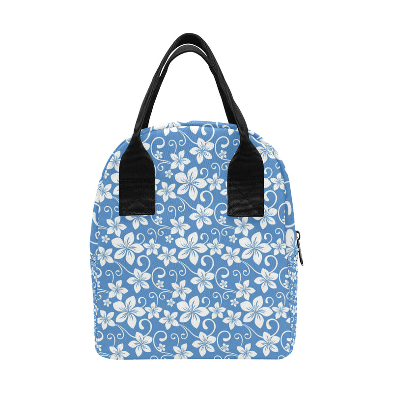 Hibiscus Pattern Print Design HB09 Insulated Lunch Bag