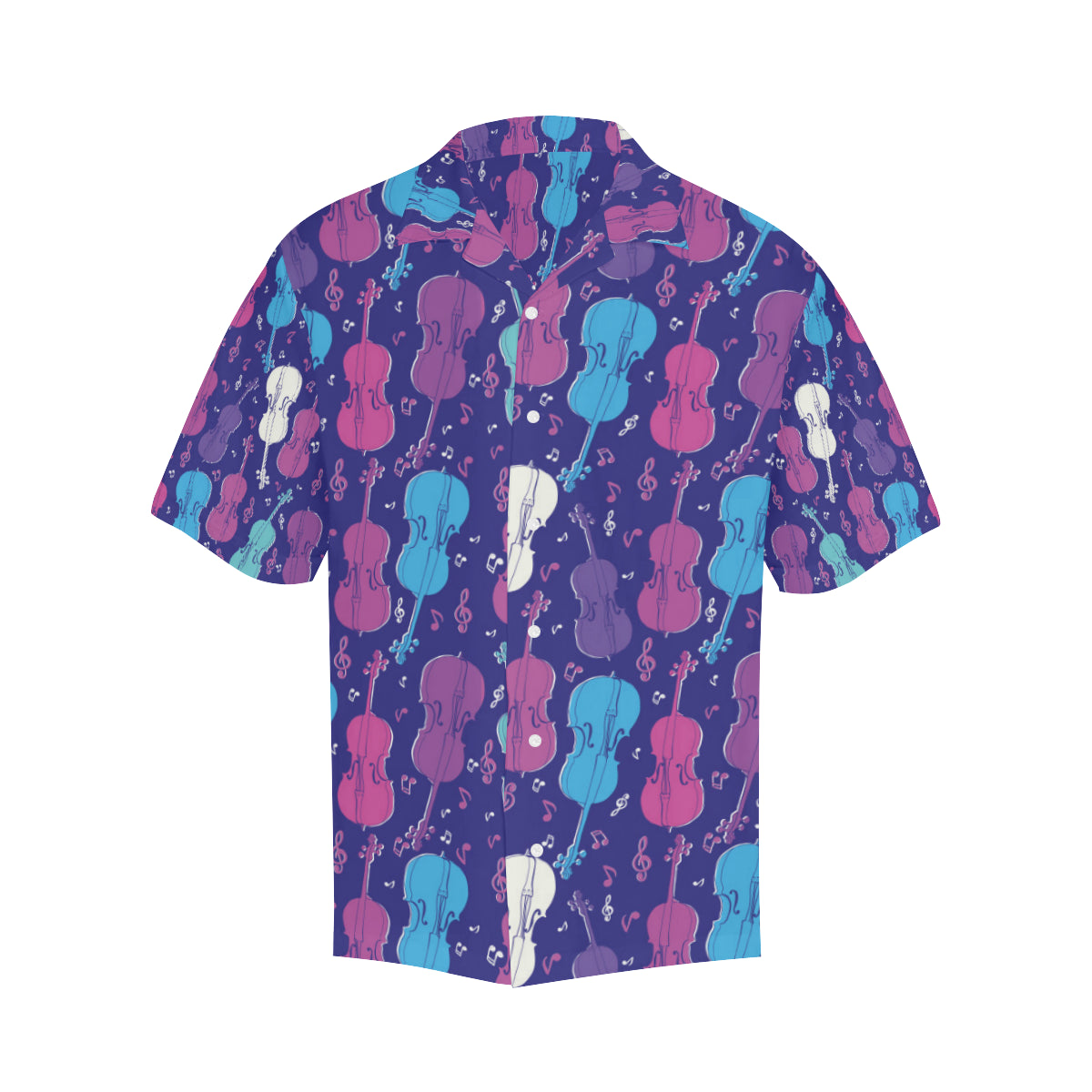 Cello Pattern Print Design 01 Men's Hawaiian Shirt