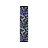 Lavender Dragonfly Pattern Print Design LV03 Car Seat Belt Cover