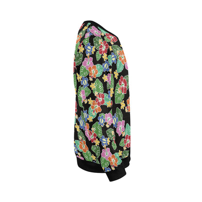 Hawaiian Themed Pattern Print Design H010 Men Long Sleeve Sweatshirt