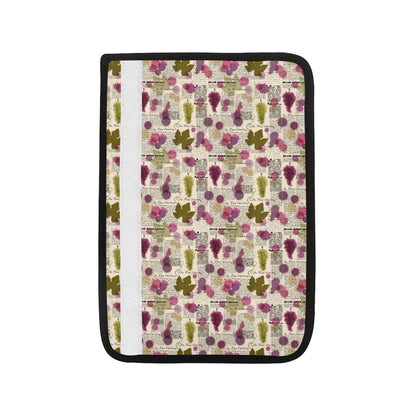 Wine Style Design Print Car Seat Belt Cover