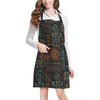 Polynesian Pattern Print Design A04 Apron with Pocket