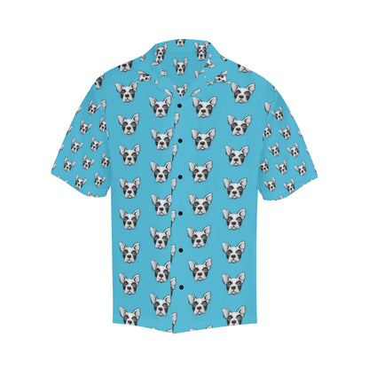 Boston Terrier Pattern Print Design 01 Men's Hawaiian Shirt