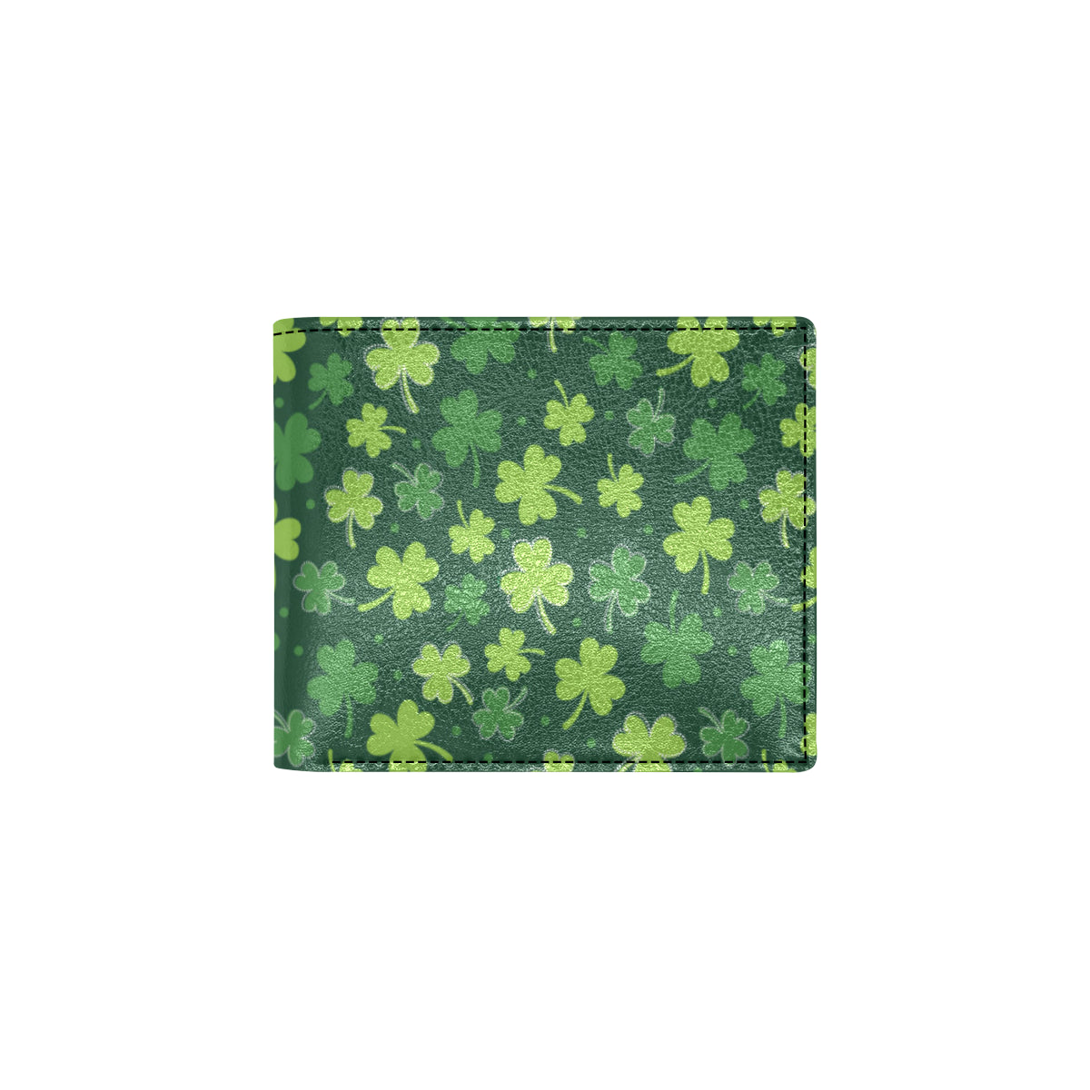 Clover  Pattern Print Design 02 Men's ID Card Wallet