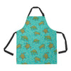 Sea Turtle Pattern Print Design T010 Apron with Pocket