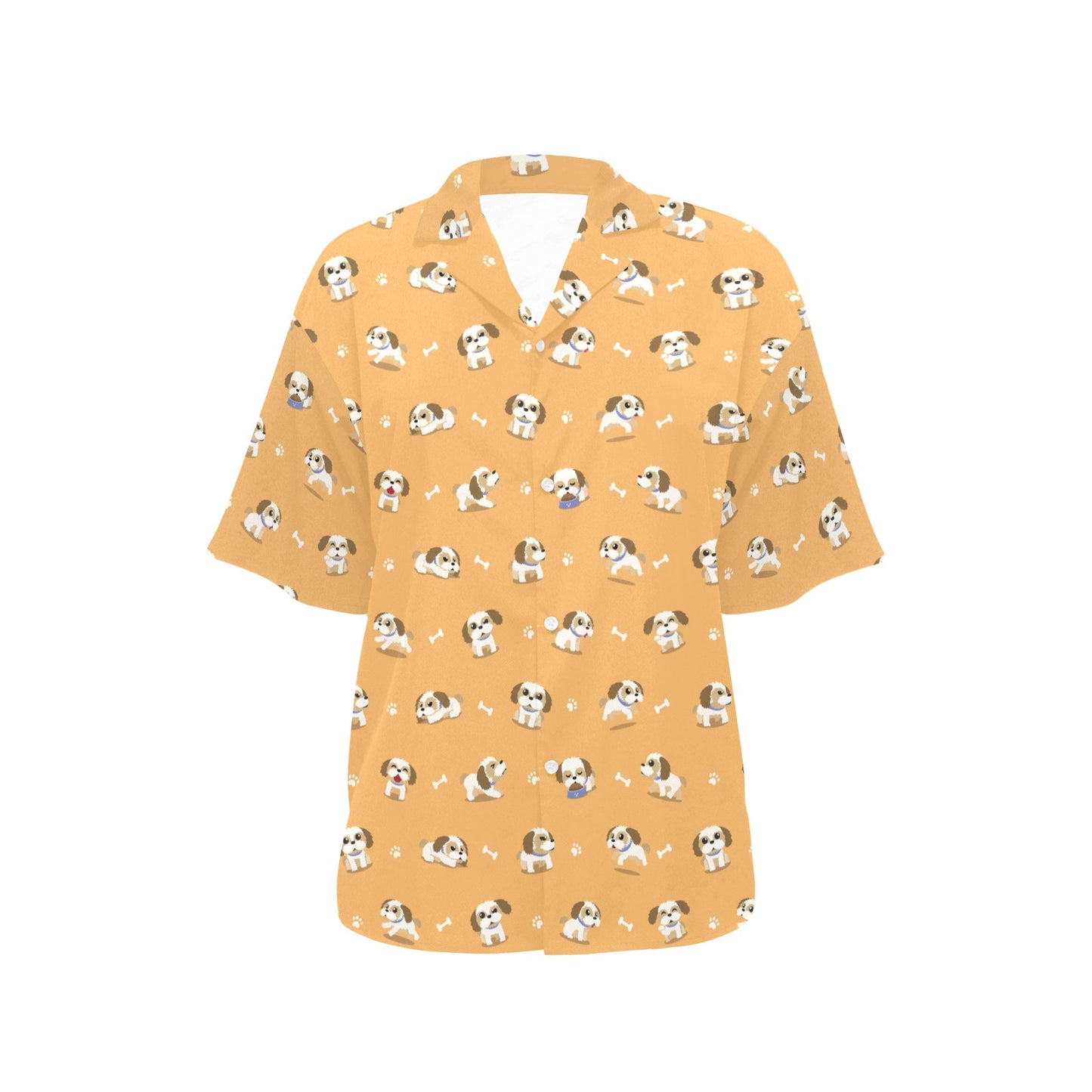 Shih Tzu Print Design LKS304 Women's Hawaiian Shirt