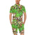 Camouflage Realistic Tree Fresh Print Men's Romper