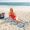 Seashell Print Design LKS308 Beach Towel 32" x 71"