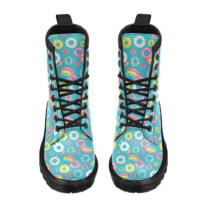 Donut Pattern Print Design DN013 Women's Boots