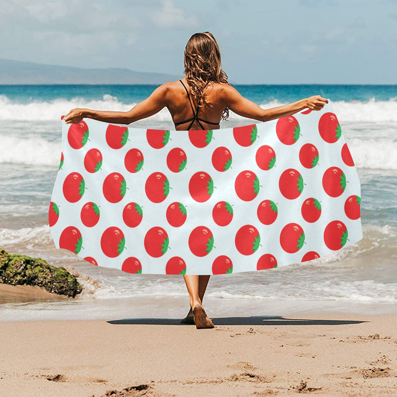 Tomato Print Design LKS307 Beach Towel 32" x 71"