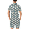 Wave Art Print Men's Romper