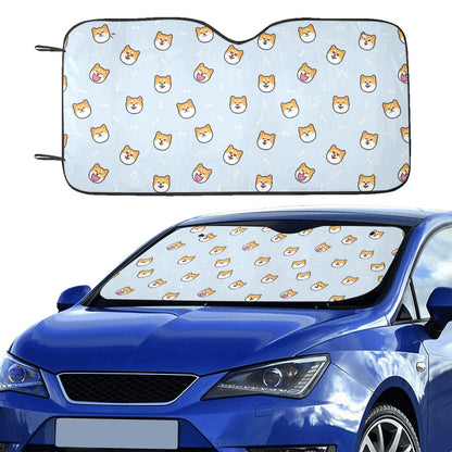 Shiba Inu Print Design LKS3012 Car front Windshield Sun Shade