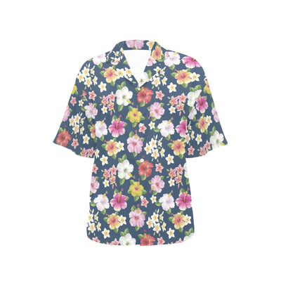 Hibiscus Sweet Print Design LKS304 Women's Hawaiian Shirt